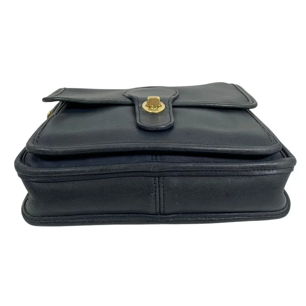 Authentic VTG Coach Station Bag + Tag 5130 RARE Navy Blue - 1997 USA *NO STRAP